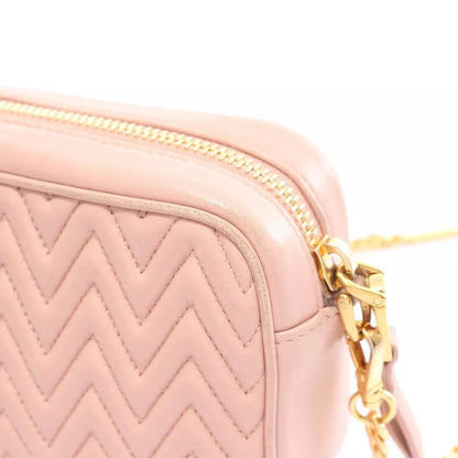 Miu Miu NAPPA IMPUNTURE Chain Shoulder Bag