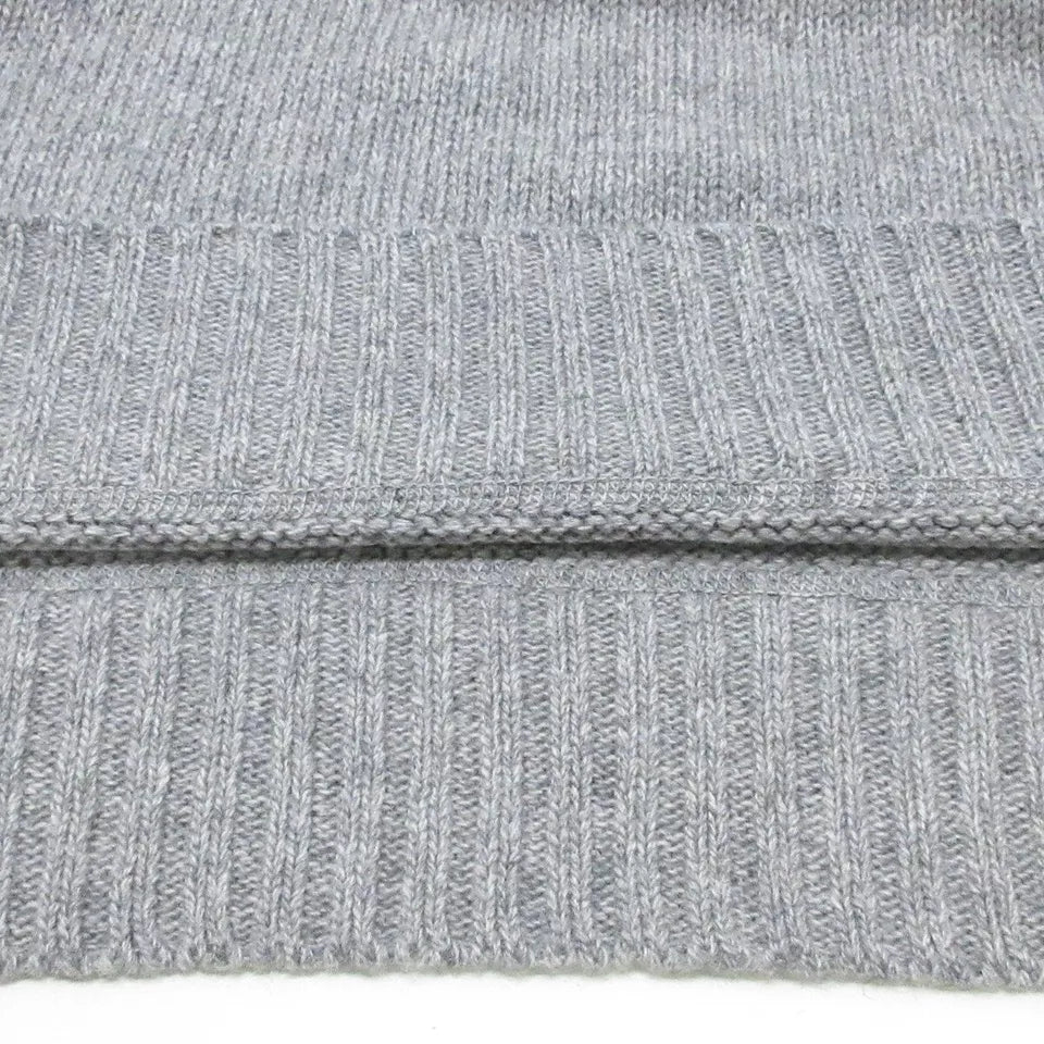 Authentic PRADA Gray Wool and Cashmere Women's Sweater