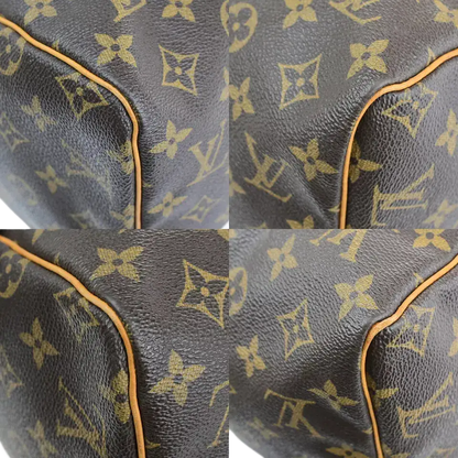 LOUIS VUITTON Speedy 30 Travel Handbag – Brown Monogram Leather