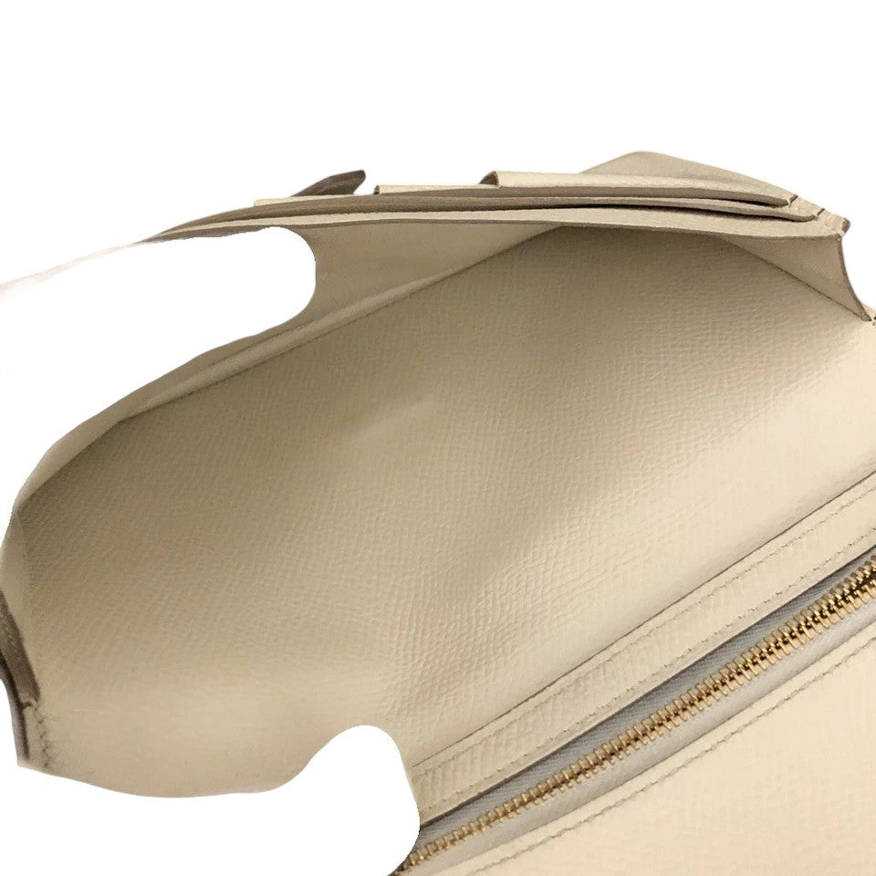 HERMES Bearn Soufflet Epsom Leather Long Bifold Wallet