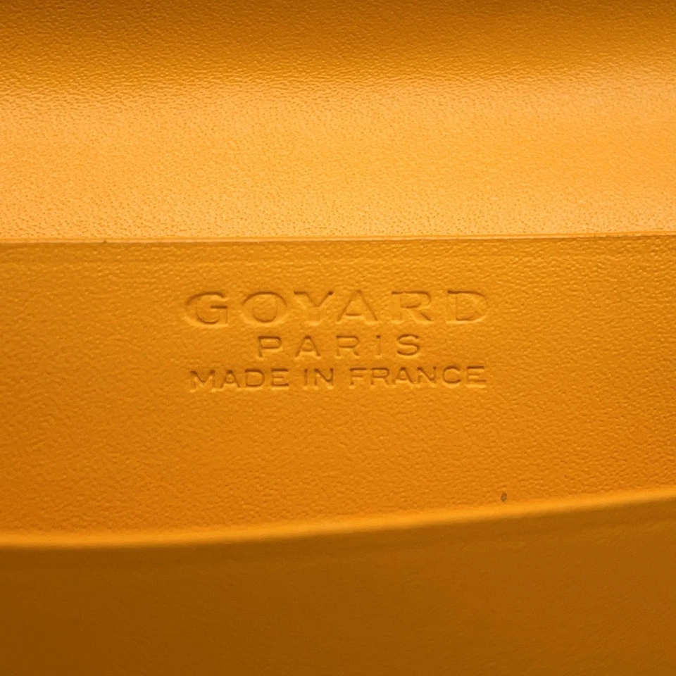 GOYARD Marzelb Card Case PVC Leather Yellow