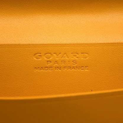 GOYARD Marzelb Card Case PVC Leather Yellow