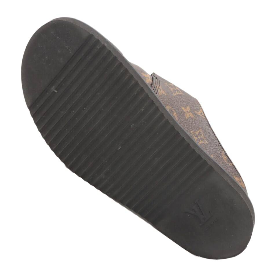 Vuitton LV Easy Line Mule 7 Men's Brown Monogram LV Logo