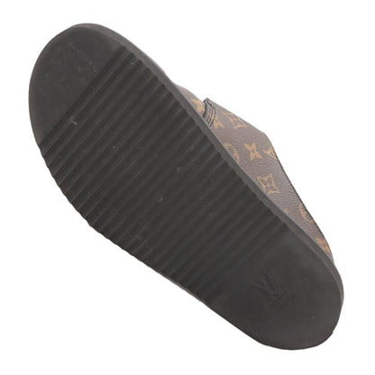 Vuitton LV Easy Line Mule 7 Men's Brown Monogram LV Logo