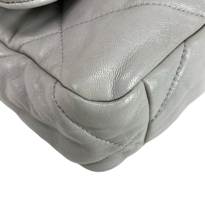 CHANEL CHANEL19 Gray Lambskin Shoulder Bag