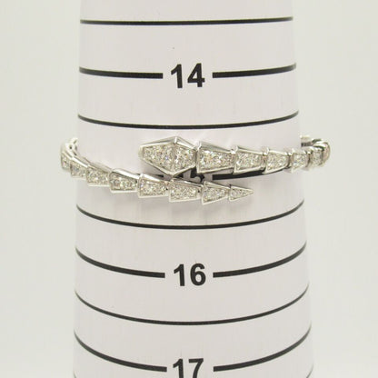 BVLGARI Serpenti Viper Bracelet 351844 in 18K White Gold with Diamonds