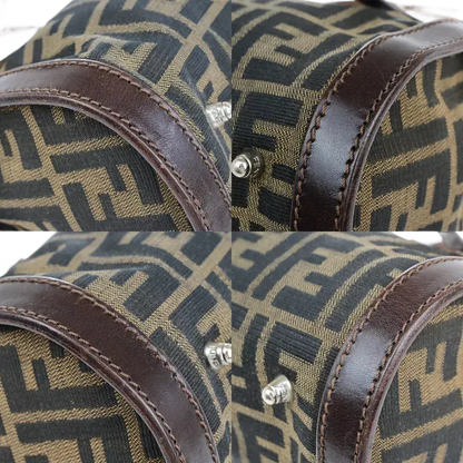 Fendi Logo Zucca Pattern Handbag