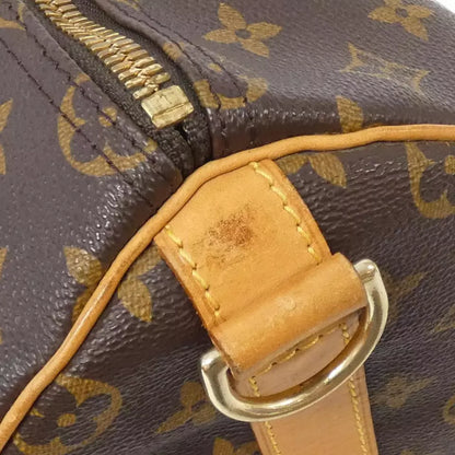 LOUIS VUITTON Monogram Keepall Bandouliere 50cm Boston Bag - Marron/Gold