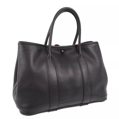 HERMES Black Swift Garden Twilly TPM Tote Handbag