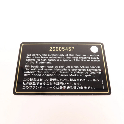 Chanel CC Filigree Round Chain Shoulder Bag in Navy & Black Calfskin (GHW)