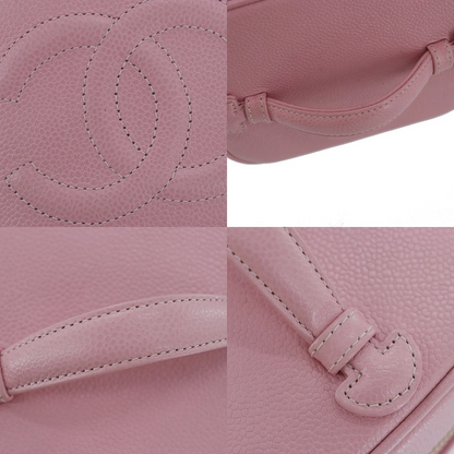 Chanel Vanity Handbag in Pink Caviar Leather (Vintage)