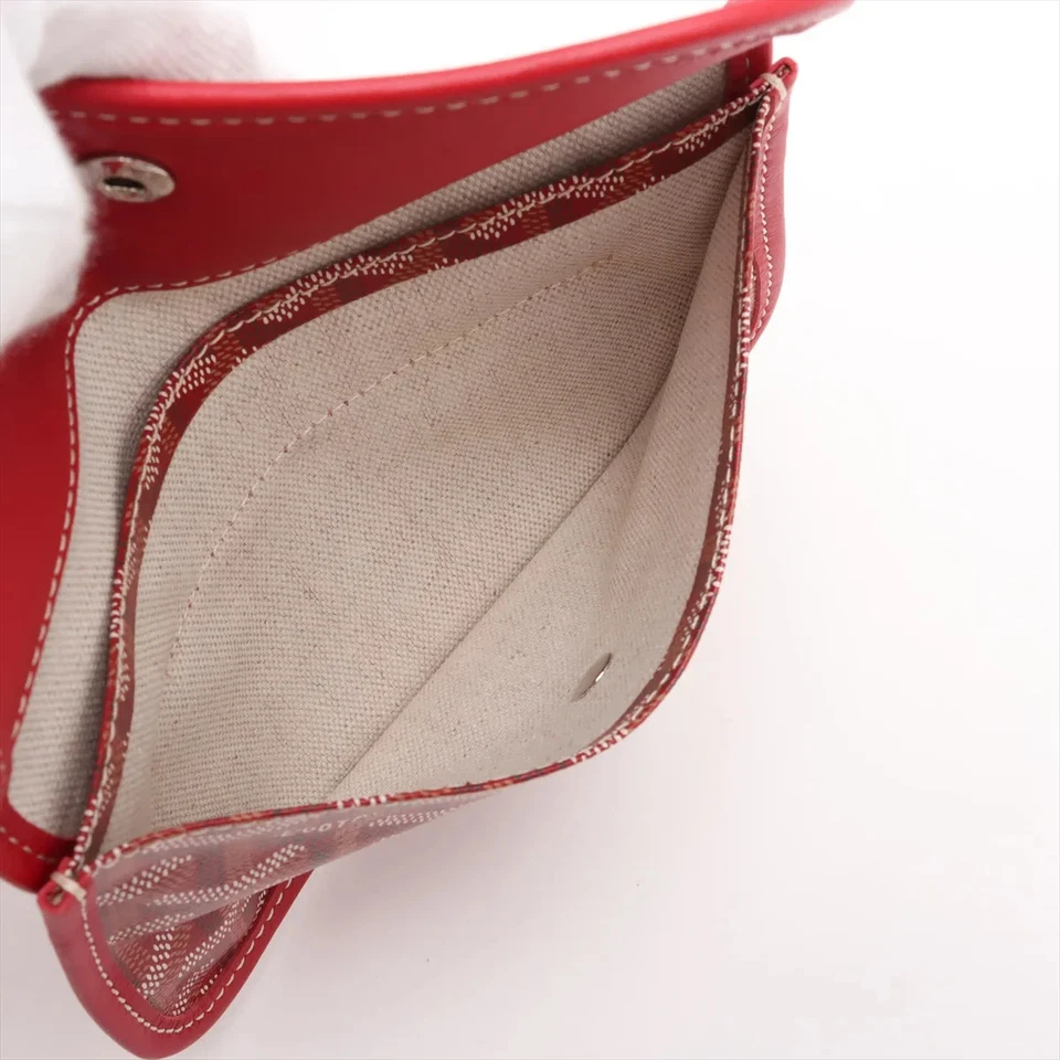 Goyard Saint Louis GM PVC x Leather Tote Bag Red