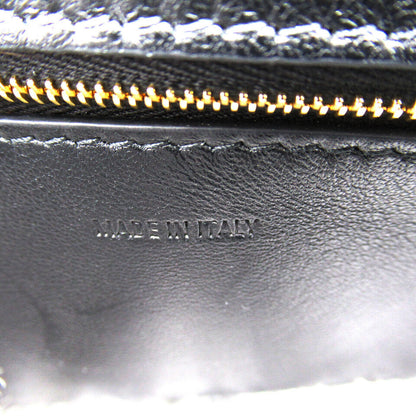 BALENCIAGA Shoulder Bag chain GHW leather Black Used Women