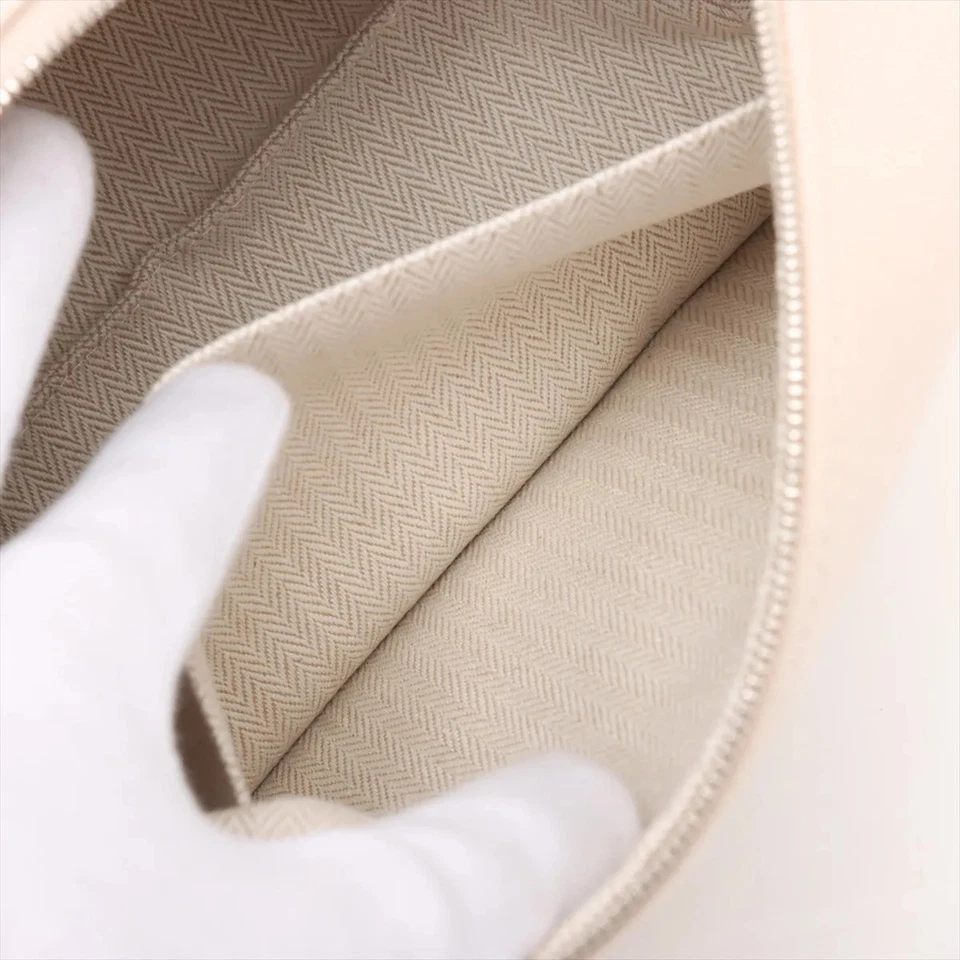 Hermès Brid-A-Brac PM Handbag in Beige Canvas with Silver-Tone Hardware