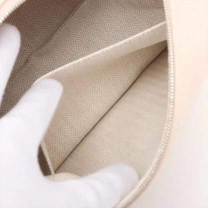 Hermès Brid-A-Brac PM Handbag in Beige Canvas with Silver-Tone Hardware