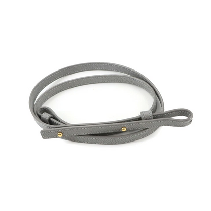 CELINE Small Vertical Cabas 2 way Tote Shoulder Bag Leather Grey