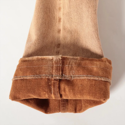 Miu Miu 23SS Cotton Denim Pants 36 Ladies' Brown