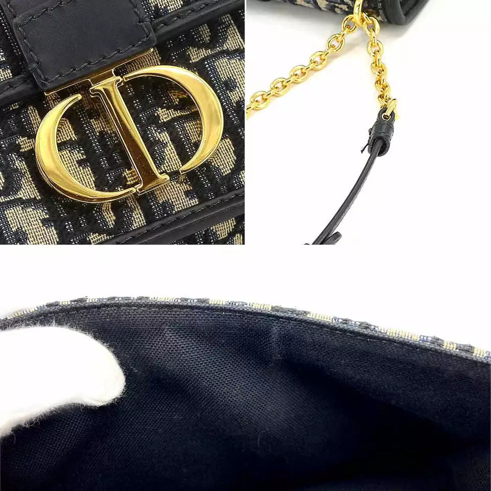 Christian Dior Oblique 30 Montaigne East West Chain Shoulder Bag