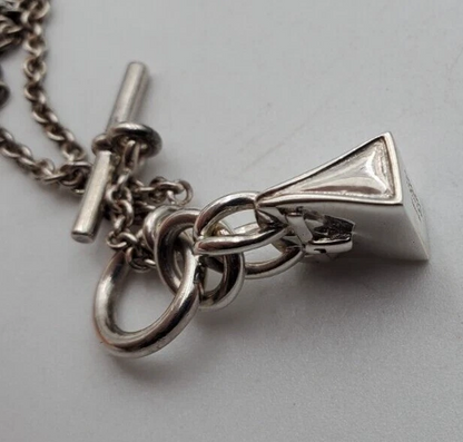 Hermès Amulet Kelly Necklace in 925 Sterling Silver