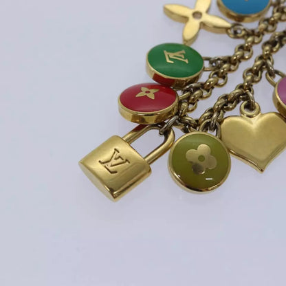 LOUIS VUITTON Monogram Porte Cles Chainne Pastilles Charm