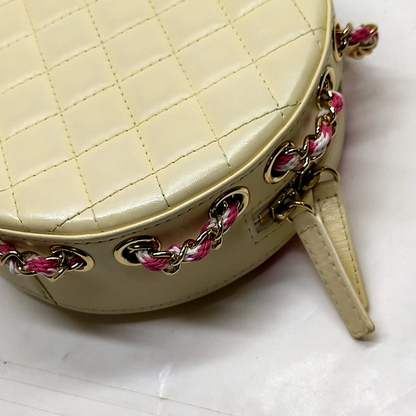 Chanel Crossbody Bag White Leather Lifesave La Pausa