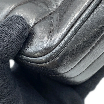 Chanel Mademoiselle Chain Shoulder Bag with Tassel in Black Lambskin