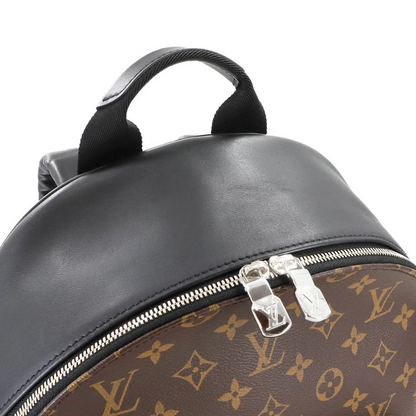LOUIS VUITTON Monogram Macassar Josh Backpack NV Brown Black