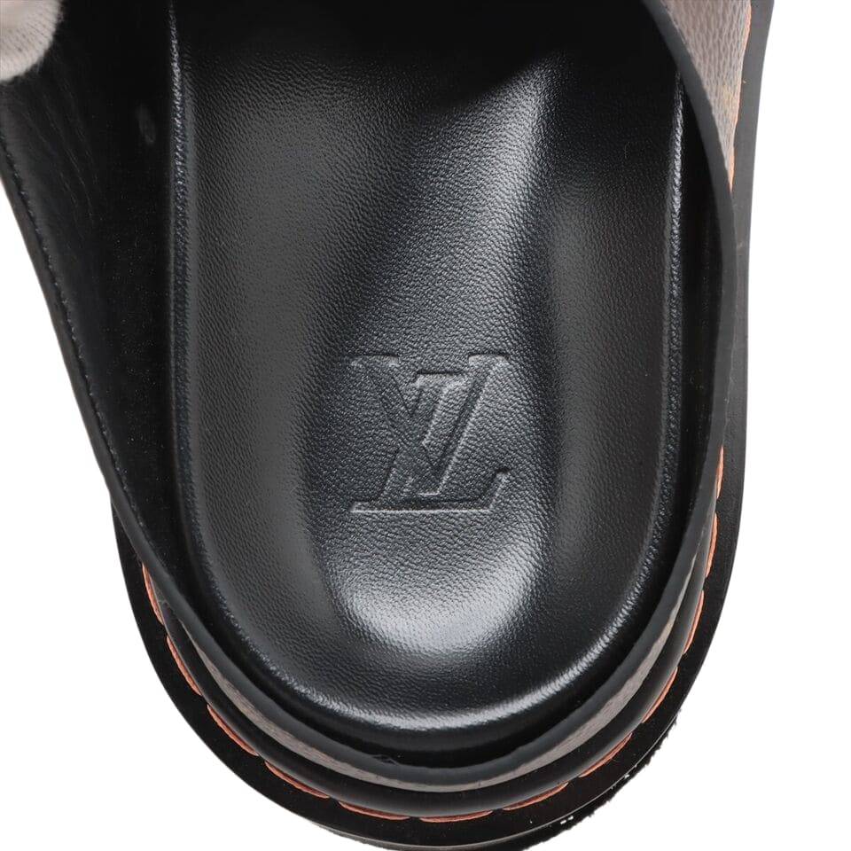 Vuitton LV Easy Line Mule 7 Men's Brown Monogram LV Logo