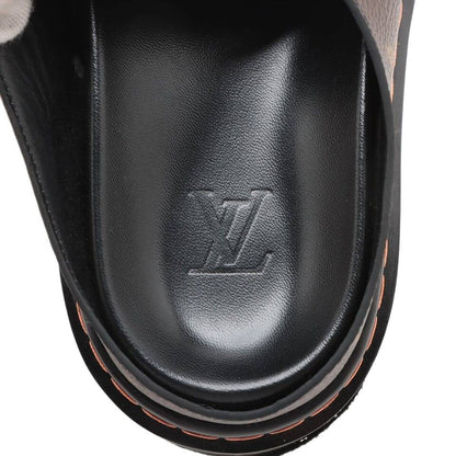Vuitton LV Easy Line Mule 7 Men's Brown Monogram LV Logo