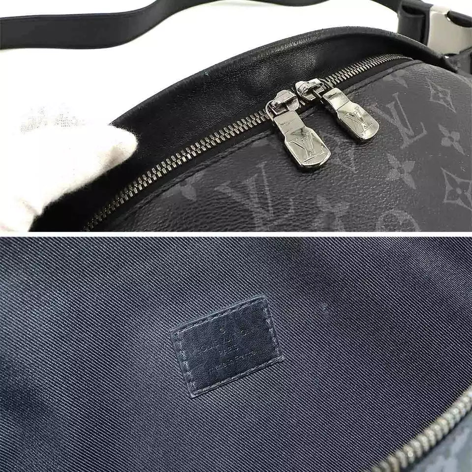 LOUIS VUITTON Black Monogram Discovery Eclipse Bumbag