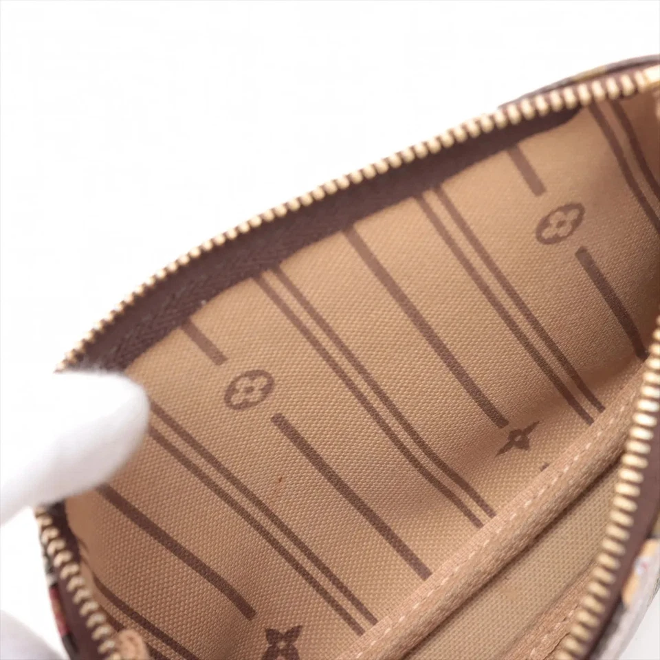 Louis Vuitton Monogram Mini Pochette Accessory Brown