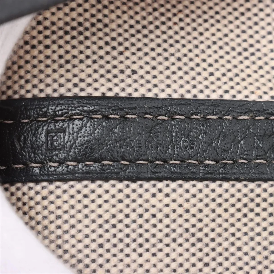 Hermès Garden Party 36 PM Buffle x Twirl Ash Black Silver Metal Fittings H 2004