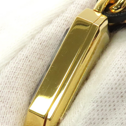 CHANEL Premiere Gold Plated Leather Black Dial