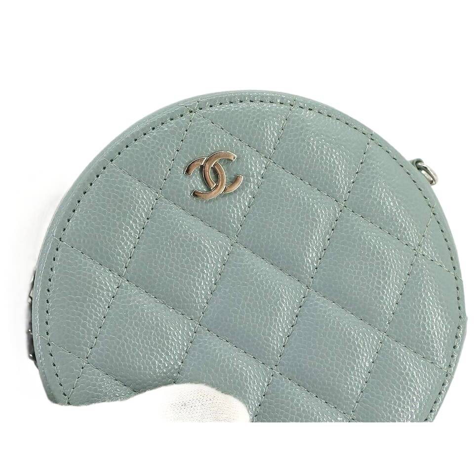 CHANEL Matelasse Mini Classic Chain Shoulder Bag Caviar Skin Leather