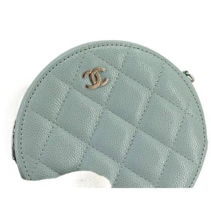 CHANEL Matelasse Mini Classic Chain Shoulder Bag Caviar Skin Leather