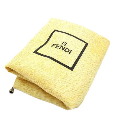 FENDI Zucca Mamma Bucket Canvas / Leather Women Handbag Brown