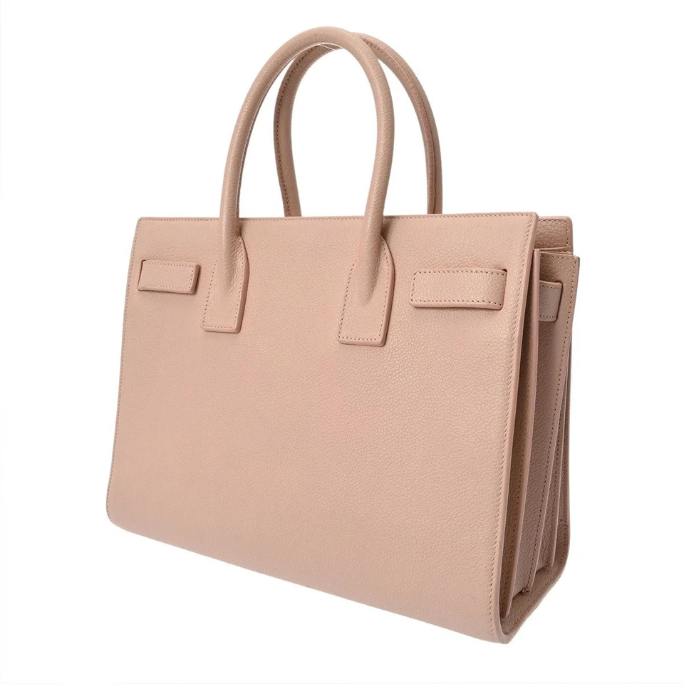 Saint Laurent Sac de Jour Nano in Pink Grain Leather
