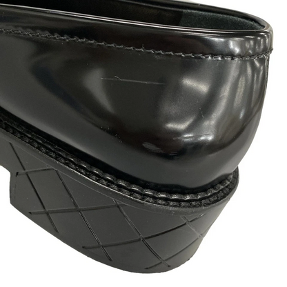 CHANEL Black Shiny Calfskin Women's Shoes