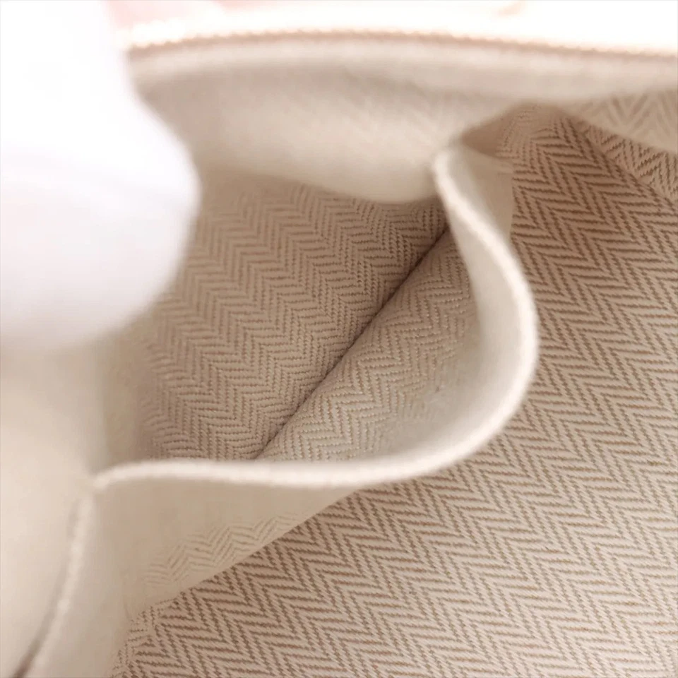 Hermès Brid-A-Brac PM Handbag in Beige Canvas with Silver-Tone Hardware