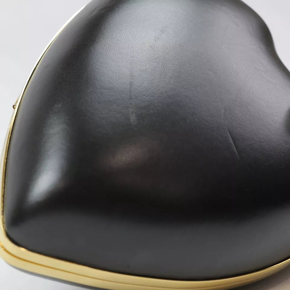 Saint Laurent Shoulder Box Bag Black Heart Love