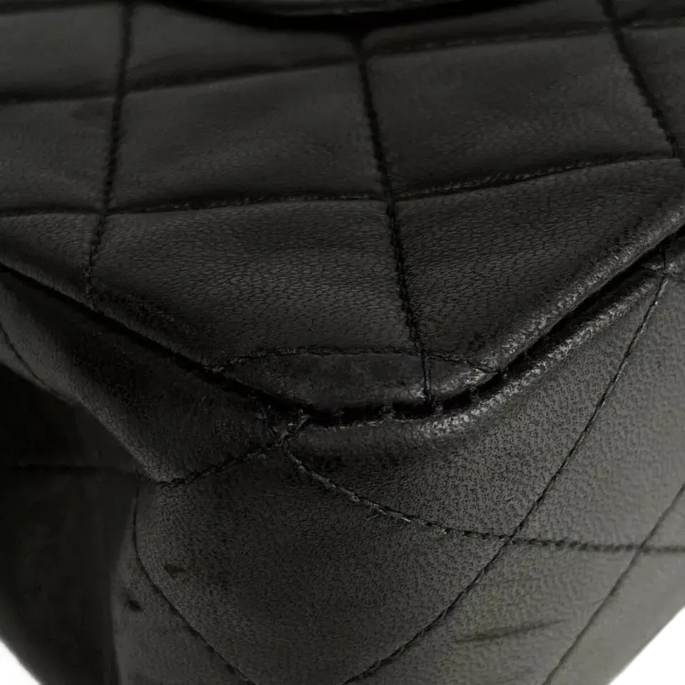 CHANEL Double Flap Matelasse Shoulder Bag