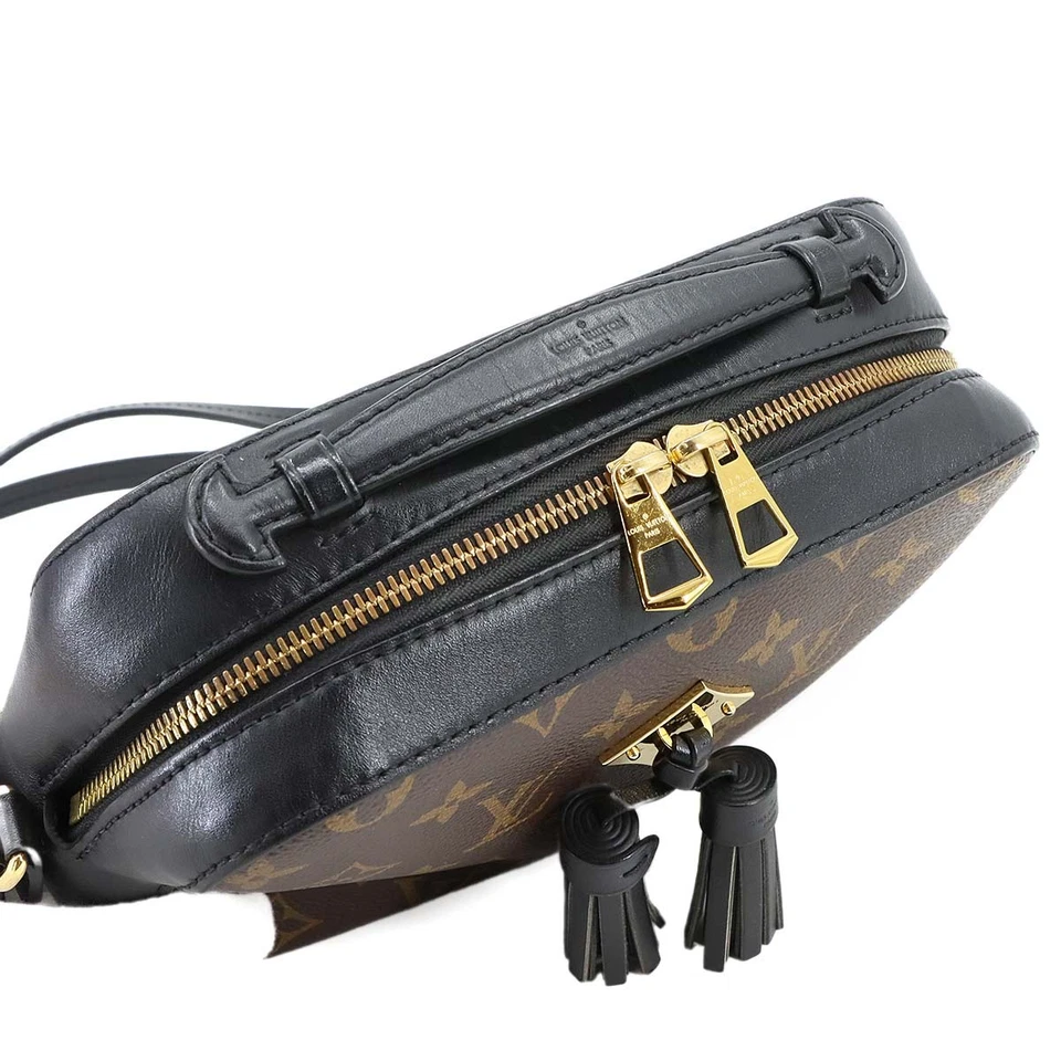 Louis Vuitton Saintonge in Monogram Canvas & Noir Leather
