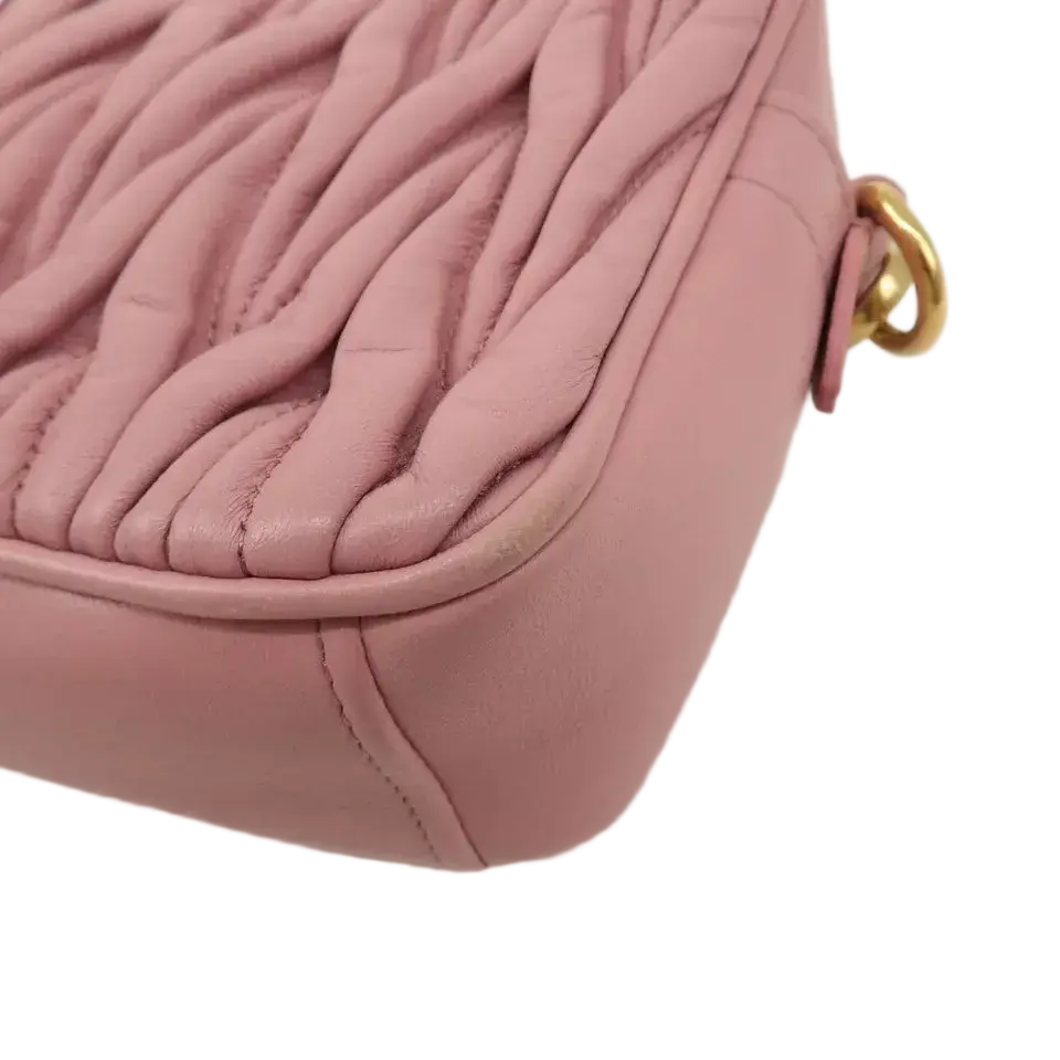 MIU MIU Matelasse Chain Shoulder Bag