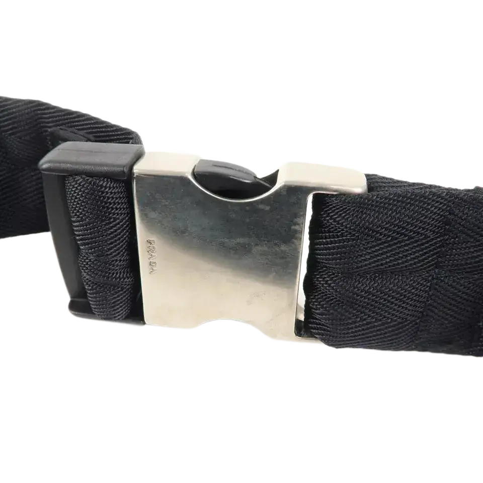 PRADA Nylon Leather Waist Bag