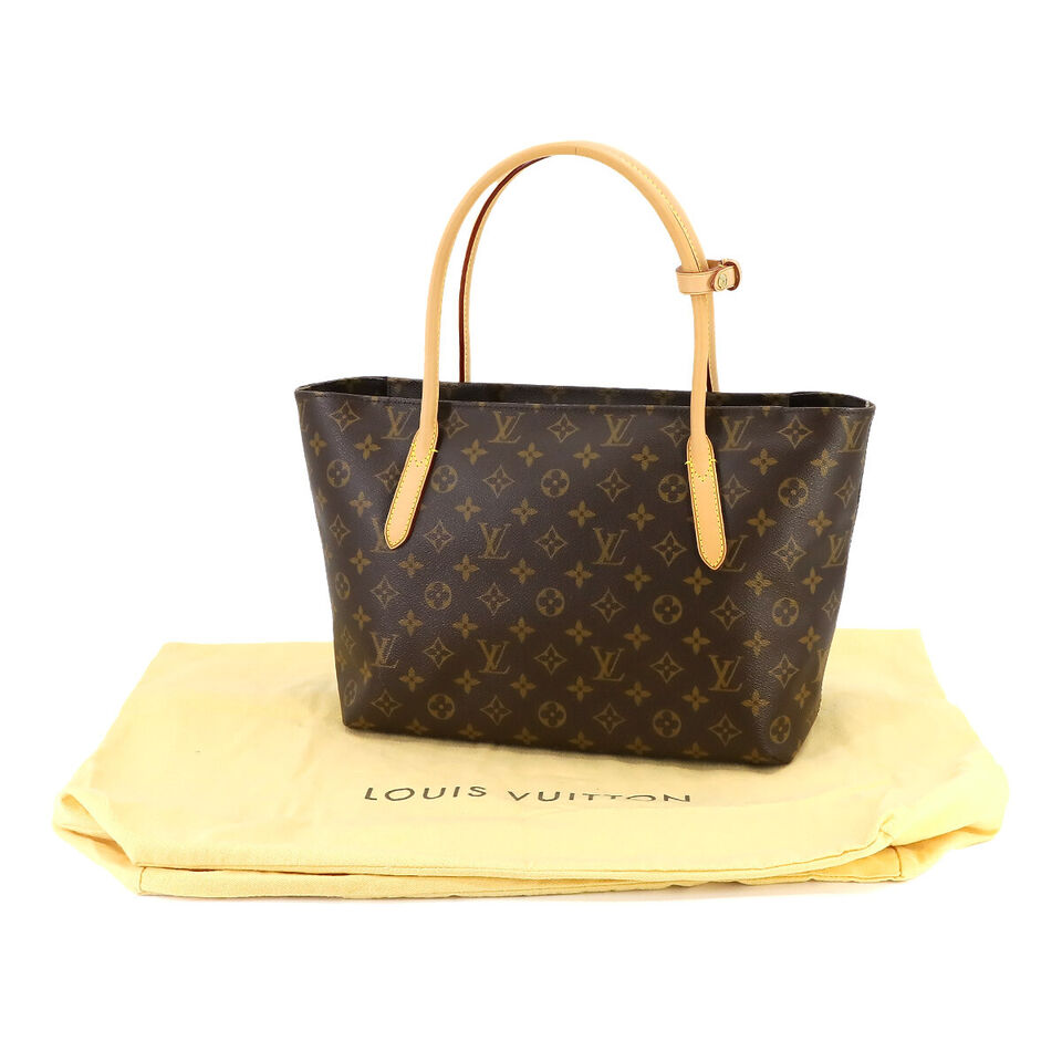 LOUIS VUITTON Monogram Raspail PM Tote Bag Brown Purse