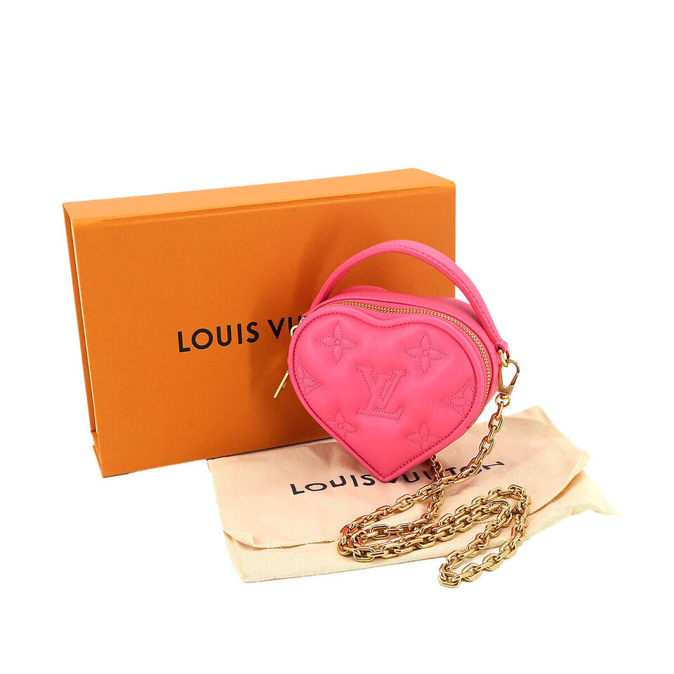 LOUIS VUITTON Bubblegram Pop My Heart Pouch Hand Shoulder Bag