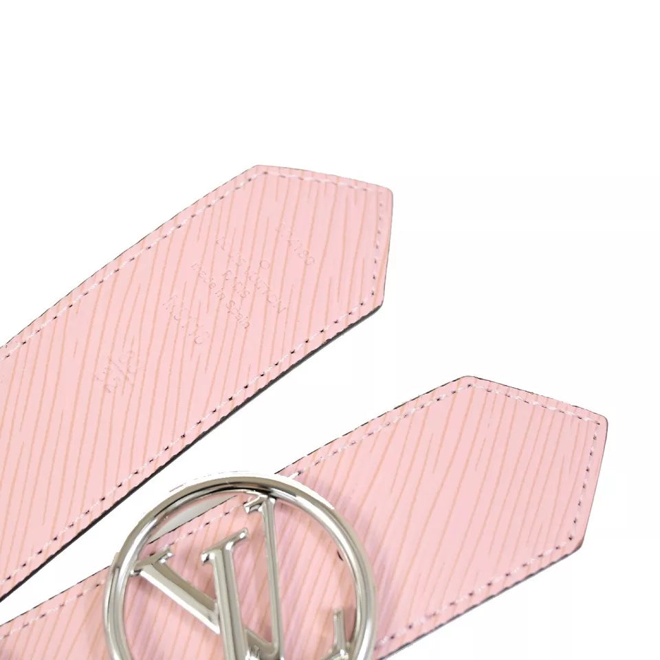 Louis Vuitton Ceinture LV Circle Belt in Monogram Epi Pink