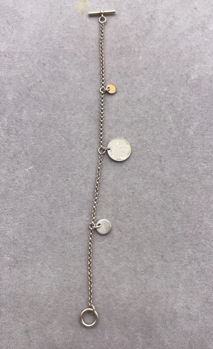 Hermès Ex Libris Breath PM Bracelet in Sterling Silver (SV925)