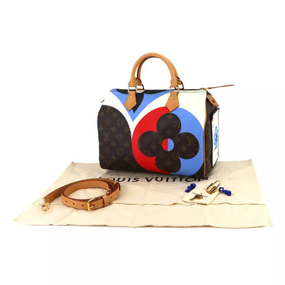 LOUIS VUITTON Game On Monogram Speedy Bandouliere 30 Handbag