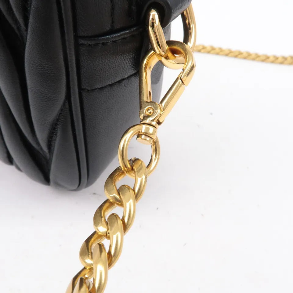 MIU MIU Matelasse Chain Shoulder Bag